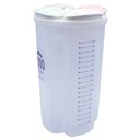 Ver mais imagens de Pote Plástico Armazenador Medidor com 4 Divisórias 2500 Ml