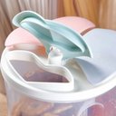 Ver imagem 4 de Pote Plástico Armazenador Medidor com 4 Divisórias 2500 Ml