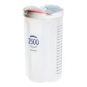 Ver imagem 6 de Pote Plástico Armazenador Medidor com 4 Divisórias 2500 Ml