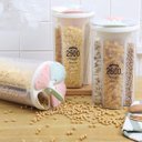 Ver imagem 5 de Pote Plástico Armazenador Medidor com 4 Divisórias 2500 Ml