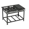 Fogão Industrial 4 Bocas 40x40 com Chapa sem Forno Cristalaço - 1