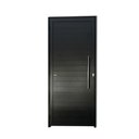 Ver imagem 1 de Porta de Alumínio Com Puxador Lado Direito 210x80cm Preto Allo Esquadrias
