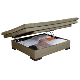 Sofá Cama Bau Reclinável 3 Posições + 2 Banquetas em Suede:Chocolate - 6