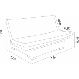Sofá Cama Bau Reclinável 3 Posições + 2 Banquetas em Suede:Chocolate - 7