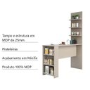 Ver imagem 6 de Bancada Mesa Gourmet Cozinha Conect 1,50M com Painel - Linha Suprema Luciane