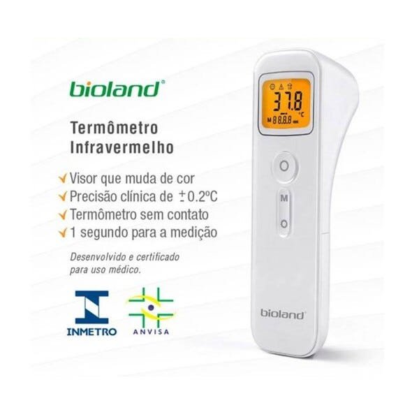 Termômetro Infra-Vermelho Digital de Ouvido/Testa BIOLAND E127 - 3