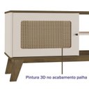 Ver imagem 4 de Rack Bancada para Tv 75 Pol 180 Cm 4524 Pinho Off White Arly