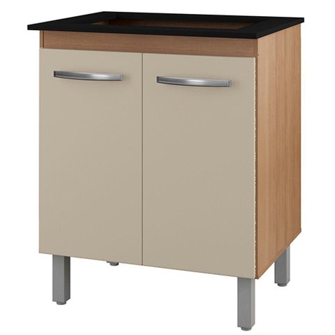 Balcao para Cooktop 4 Bocas Jade Savana Off White Mobbs