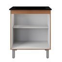 Ver imagem 3 de Balcao para Cooktop 4 Bocas Jade Savana Off White Mobbs