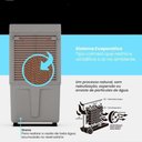 Ver imagem 5 de Climatizador 150w 60 Litros Clin60 Pro Cinza 220v - Ventisol