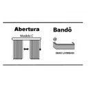 Ver imagem 3 de Persiana Vertical Cinza de Tecido Blackout 1,50 larg x 1,50m alt - coleção Nuance Blackout - com Ban