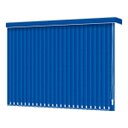 Ver imagem 1 de Persiana Vertical Azul Real de Tecido Blackout 1,50m larg x 1,50m alt - coleção Nuance - com Bandô