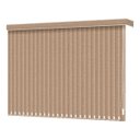 Ver imagem 1 de Persiana Vertical Bege Mescla de Tecido Blackout 1,50m larg x 1,50m alt - coleção Nuance Blackout -