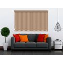 Ver imagem 2 de Persiana Vertical Bege Mescla de Tecido Blackout 1,50m larg x 1,50m alt - coleção Nuance Blackout -