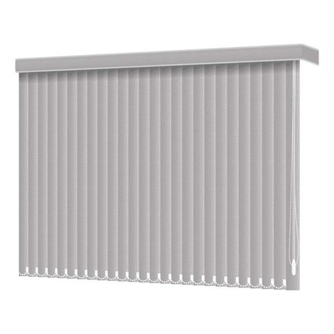 Persiana Vertical Bege Mescla de Tecido Blackout 1,50m larg x 1,50m alt - coleção Nuance Blackout -