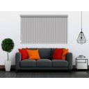 Ver imagem 2 de Persiana Vertical Bege Mescla de Tecido Blackout 1,50m larg x 1,50m alt - coleção Nuance Blackout -