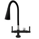 Ver imagem 1 de Torneira Preta Gourmet com Saída para Filtro 1/2 ou Máquina Lava Louças 3/4 7143 C80 Corpo Preto Tpm