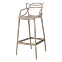 Ver imagem 5 de Kit 2 Banquetas Allegra Nude Polipropileno Cozinha Bistrô