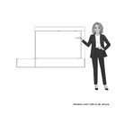 Ver imagem 6 de Penteadeira Camarim Suspensa com Espelho e 2 Gavetas Inspiração Mimo 