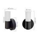 Ver imagem 4 de Arandela Pipe Special G9 Cor Preto Texturizado