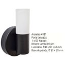 Ver imagem 6 de Arandela Pipe Special G9 Cor Preto Texturizado