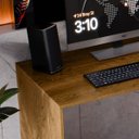 Ver imagem 3 de Escrivaninha Mesa Computador com Gaveta - Mod.3043 Cor:freijó