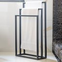 Ver imagem 3 de Porta Toalha Toalheiro de Chão para Banheiro e Lavabo