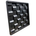 Ver imagem 4 de Forma Gesso/Cimento 3D ABS - Xadrez 40x40
