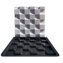 Ver imagem 1 de Forma Gesso/Cimento 3D ABS - Xadrez 40x40