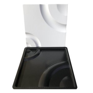 Forma Gesso/Cimento 3D ABS - Curvas 40x40