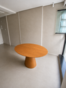 Ver imagem 4 de Mesa de Jantar Oval 130x80cm em Freijó Melamínico - Base Cone
