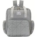 Ver imagem 1 de Mochila Maternidade City Cinza 34x29x15 - Batistela Baby