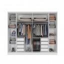 Ver imagem 4 de Quarto de Casal Completo com Cama e Guarda-Roupa com Espelho Espresso Móveis Branco