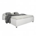 Ver imagem 7 de Quarto de Casal Completo com Cama e Guarda-Roupa com Espelho Espresso Móveis Branco