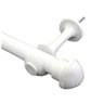 Kit Varão 2,5m para Cortinas 19mm Branco - 1