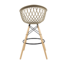 Ver imagem 5 de Kit 2 Banquetas Web Apoio de Braço Bancada Bar Bistrô Sala Cozinha Restaurante - Mercado Cadeiras