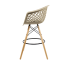 Ver imagem 4 de Kit 2 Banquetas Web Apoio de Braço Bancada Bar Bistrô Sala Cozinha Restaurante - Mercado Cadeiras