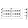 Refletor 1000w Holofote Led Osram Combate 90000lm Resistente Água - 3