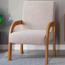 Ver imagem 1 de Poltrona Veneza Mel/veludo Marfim - Viero Móveis