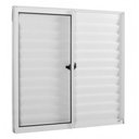 Ver imagem 1 de Janela de Correr Alumínio Branco 03 Folhas Veneziana Classic - 100x150