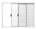 Ver imagem 3 de Janela de Correr Alumínio Branco 03 Folhas Veneziana Classic - 100x150