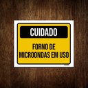 Ver imagem 1 de Kit 10 Placas Cuidadoforno de Micro-ondas em Uso