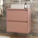 Ver imagem 1 de Gabinete para Banheiro com Cuba 60cm Mdf Dubai On Móveis