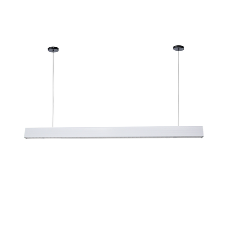 Luminária Sobrepor Pendente Branca C/ Cabo Led 45w 120cm Bq