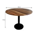 Ver imagem 3 de Mesa Redonda Industrial para Area Externa 90x90