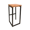 Ver imagem 2 de Kit 2 Banquetas Bistro Premium Estilo Industrial