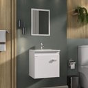 Ver imagem 1 de Conjunto para Banheiro Kit Econômico Suspenso 43cm - Fabribam Gabinetes