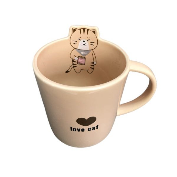 Caneca Gatinho - Marrom - 1