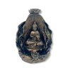 INCENSÁRIO CASCATA FOLHA BUDA COBRE 11 CM EM RESINA - 1