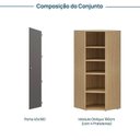Ver imagem 3 de Módulo de Canto Oblíquo 180 Frame CabeCasa MadeiraOriginals